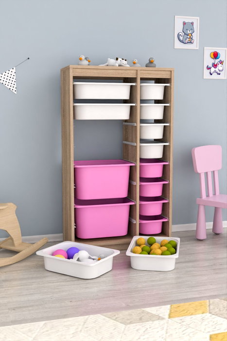 Hanah Home Montana Xs 2D4N8U - Blanco Sonomo y Rosa Hanah Home Montana Xs 2D4N8U - Blanco Sonomo y Rosa